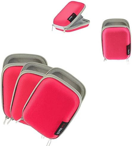 Capa de capa dura resistente à água rosa Navitech compatível com o Garmin Compatível com o Aerunner 235