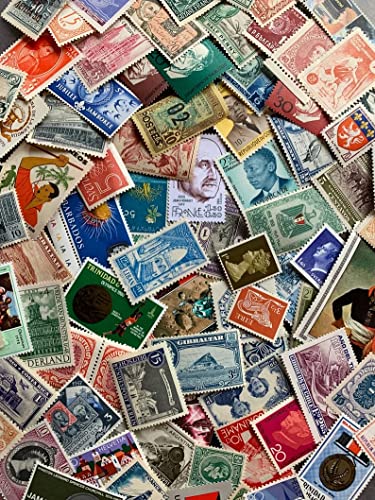 Mint Worldwide Vintage Samps - Mint - Sem duplicatas! Ampla variedade de tamanhos e países 100 selos