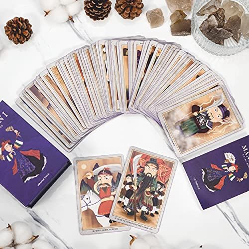 Prime Muse Korean Shamanism Manshin Oracle Tarot Cards com conjunto de guia