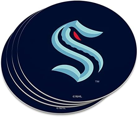 Conjunto de montanha -russa de logotipo de Seattle Kraken