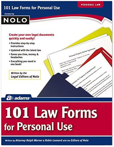 Adams 101 Formulários Lei para Uso Pessoal
