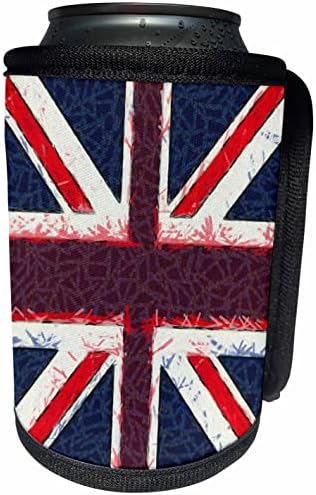 Bandeira do Reino Unido de Union Jack 3drose - LAN mais refrigerado