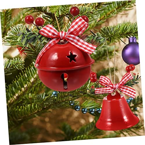 Toyandona Christmas Bells 2pcs Árvore de Natal decoração de férias decoração de arco de arco pingente de