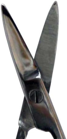 TercoUSA Scissors de unhas de aço inoxidável 3,5 de comprimento com 1,25 lâminas retas: SC-36351