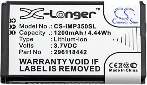 Cameron Sino 4000mAh Substituição Bateria compatível com Ingenico 296118442