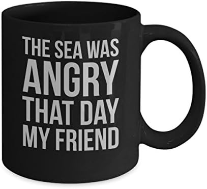 The Sea ficou com raiva naquele dia Seinfeld TV Show Conce Copo 11oz - Seinfeld Quote Merchandise