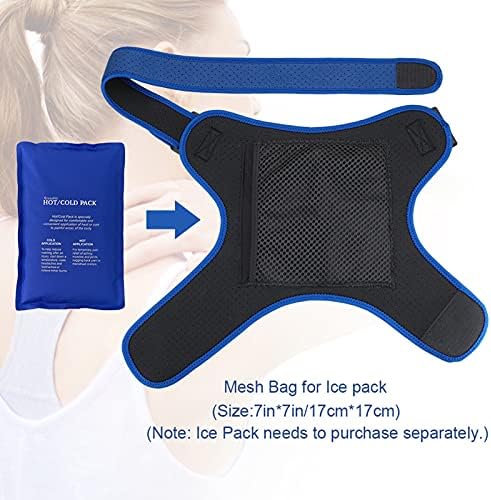 Bolga de ombro aquecida, suporte de suporte de ombro aquecido, terapia de embrulho de ombro de aquecimento ajustável