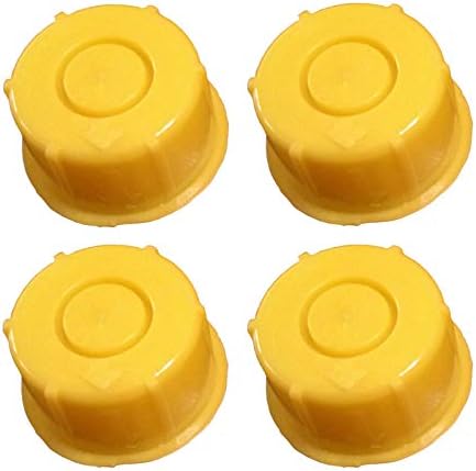 4 Novos tampas de bico amarelo de pós -venda para bicos de blitz. NOTA: Este limite não se encaixará em nenhuma lata de gás. Só se encaixa no blitz bico.