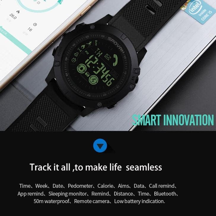Byikun Activity Trackers and Smartwatches, Smartwatch RuggedWatch de 33 meses Time de espera 24h Monitoramento para qualquer clima, relógio inteligente que pode enviar uma mensagem e chamar, relógio inteligente para iOS e Android, Fitness Watch #D