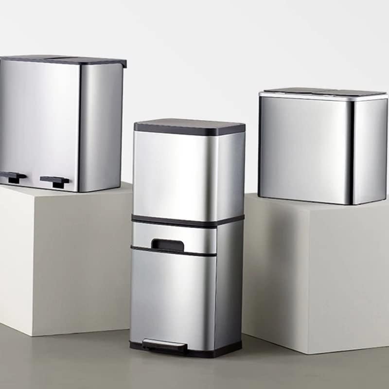 N/A Reciclagem de lixo de cozinha pode dobrar as gavetas de armazenamento de banheiro de lixo de lixo