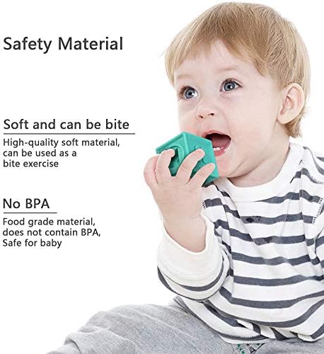 Mixi Baby Toys Blocks, Blocos macios para bebês 6 meses Baby Toys Toys Toys Infantil Toys Infantil
