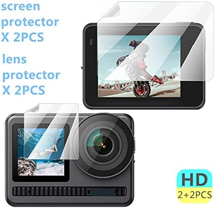 Aemus compatível com Akaso Brave 8 Screen Protector, para Brave 7 Action Camera Pet Protector