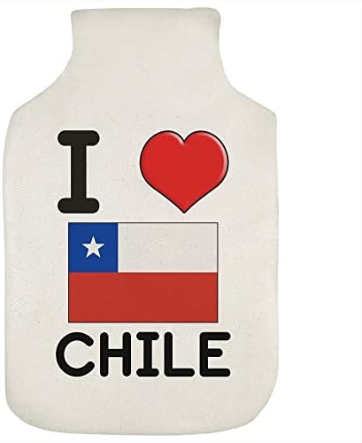 Azeeda 'I Love Chile' Hot Water Bottle Bottle