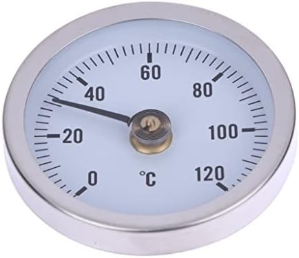 Termômetro KlHHG Bimetal Aço Anterior Aço Anterior Piú The Clip-On Spring Medlege de temperatura 0-120