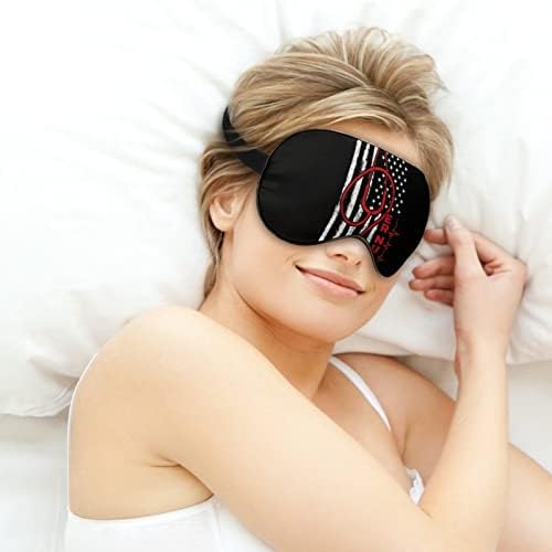 American Flag Nurse Sleep Eye Máscara de olho macio de olho engraçado