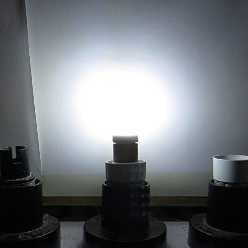 Edearkar 6 pacote 10W E17 Lâmpadas LED lâmpadas diminuídas 102 LEDs 2835 SMD E17 Cerâmica Base Bi-PIN 100W Halogen equivalente 6000k Daylight White, 110V para iluminação doméstica