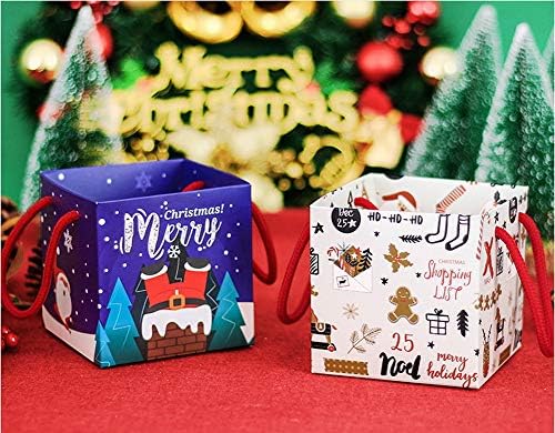 20 caixas criativas decorativas, pão de gengibre de Natal