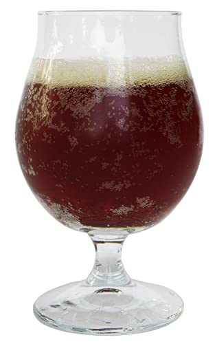 North Mountain Supply Belgian Beer Glasses - para cervejas fortes/escuras e iPAs belgas bebendo - 16