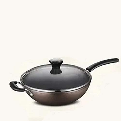 Panela chysp wok não bastão panela com indução de gás wok panelas e frigideiras antiaderentes