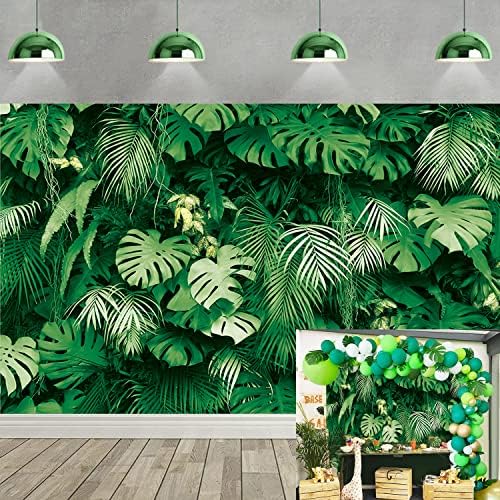 Palmeira tropical folhas fotográficas cenário para figura 7x5ft Summer Jungle safari plantas foto fundo