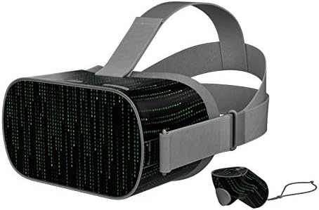 Código de estilo da matriz Skin DecalGirl para Oculus Go Mobile VR fone de ouvido - Tampa de embrulho de decalque de vinil de proteção Ultra Thin
