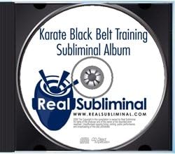 Subliminal Martial Arts Mindset Series: Karate Training Aid CD Subliminal Audio CD