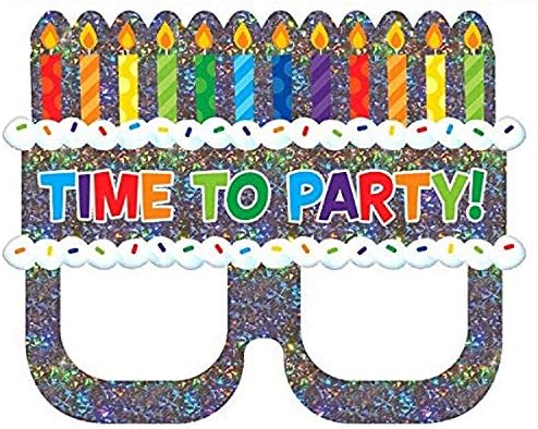 AMScan, Birthday Shades Large Novelty Convites, Supplies Party, 6 X 4, Multi Color