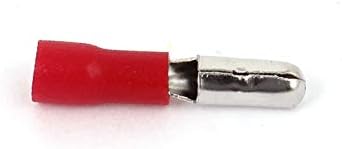 X-Dree 55pcs 22-16 AWG MPD1-156 RED Terminais de fio de cabo de crimpagem isolada masculina (55pcs 22-16