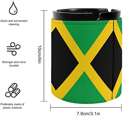 Bandeira da Jamaica Cheatray Chestray Chefeting Ash Holder Cup para carro Home Office Indoor Outdoor 3.1 x 4