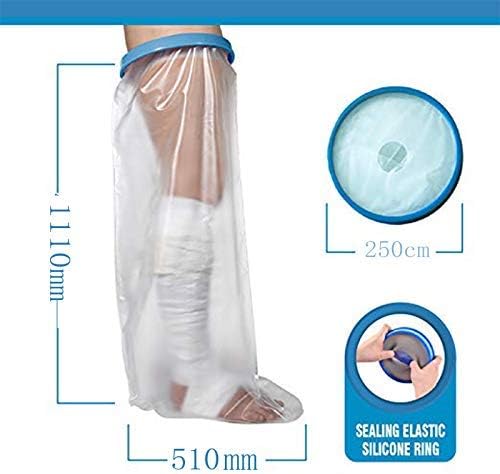 Protetor de perna Gaofan, chuveiro selado à prova d'água reutilizável BG, protetor de bandagem à prova d'água