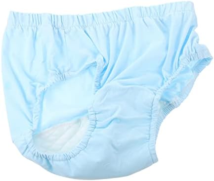 DOITOOL Mens Underware Incontinência de adultos Roupa íntima fraldas laváveis ​​para adultos Incontinência reutilizável calças de vazamento durante a noite
