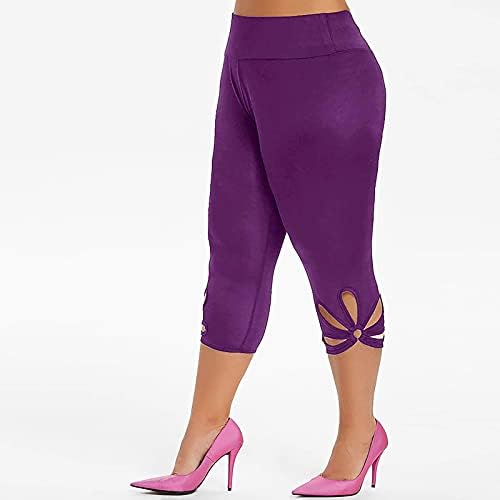 Famous Tik_tok Yoga Pants, Leggings Capri Leggings Plus Size para Mulheres CRUPO CRUPO COMPRESSÃO