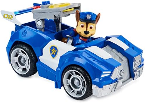 Patrulha da Paw, filme de Deluxe de Chase, transformando o carro de brinquedo com figura de ação colecionável,