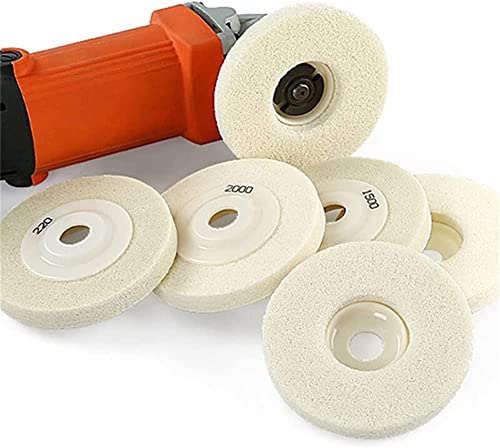 11pcs Folha de polimento de fibra de esponja para reforma de pedra, almofadas de polimento de fibra