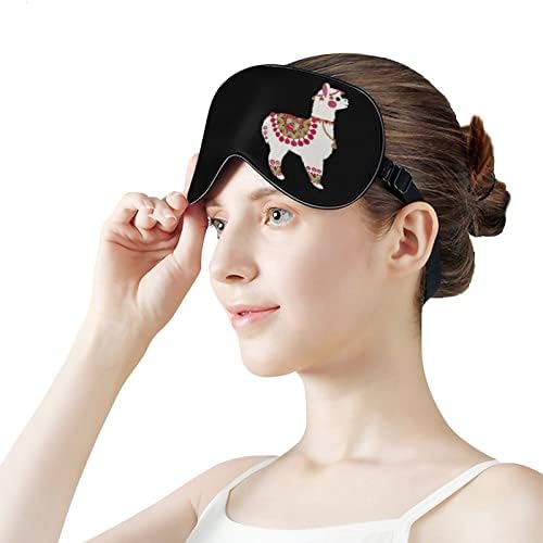 A máscara para dormir da alpaca com cinta ajustável tampa de olho macio para venda para a venda para viajar Relax