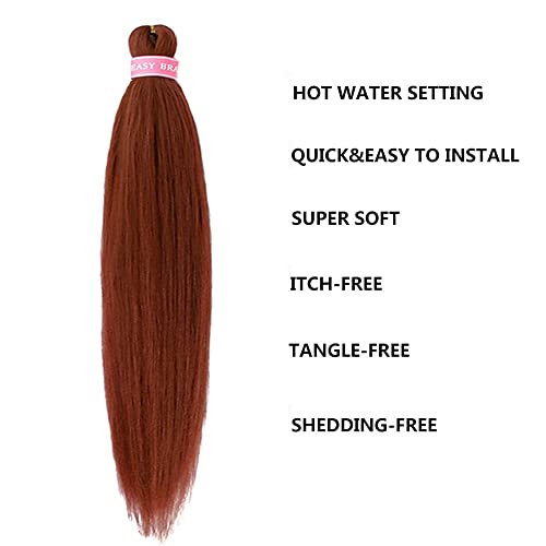 Msbelle Braiding Hair Pré esticado 100g/pacote ombre Braiding Hair Supplies 6pcs/lote pré -esticada Braiding Hair Water Water Configuração