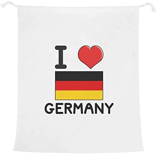 Azeeda 'I Love Alemanha' Lavanderia/Bolsa de Lavagem/Armazenamento