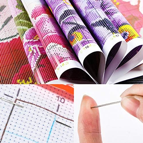 ARAZADR Cross Stitch Carimbou a gama completa de kits de bordado para iniciantes e adultos- Flowers Pattern,