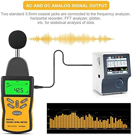 Medidor de nível de som digital ZLXDP, medidor de nível de ruído, medidor de decibéis digitais com