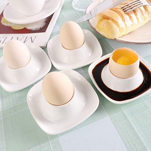 Besportble ovo cozido 2pcs Custores de ovo de cerâmica Titulares de páscoa bandeja de ovos ovos cozidos ovos de