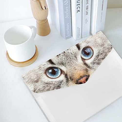 Bolsa de documentos de pasta de arquivo de gatinho gato engraçado com a bolsa de organizador de arquivamento portátil