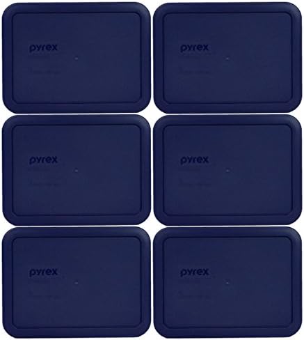Pyrex 7210-PC 3-Cup Blue Plastic Food Storage, fabricado nos EUA-4 pacote