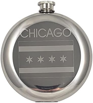 Conjunto de presentes de frasco de bandeira de Chicago