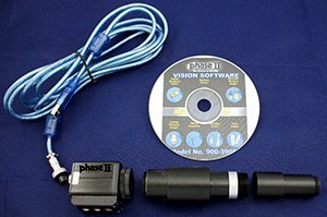 Fase II Plus Micro Vickers Testador de dureza com medição automática Came de vídeo e adaptador de software de medição automática, 900-391B