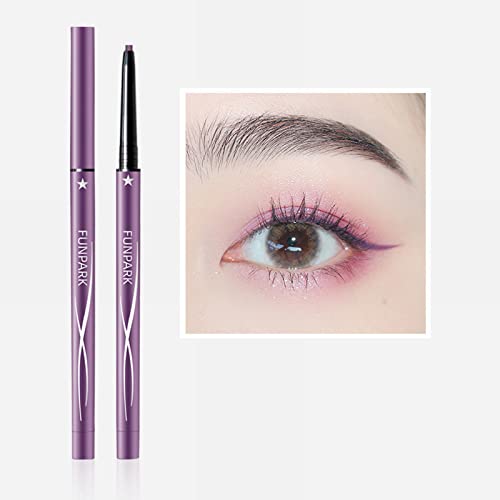 Vefsu 7 cores Eyeliner Eyeshadow Lápis Pérola Eyeliner Eyeliner Glitter Glitter Color Fita para os olhos com capuz
