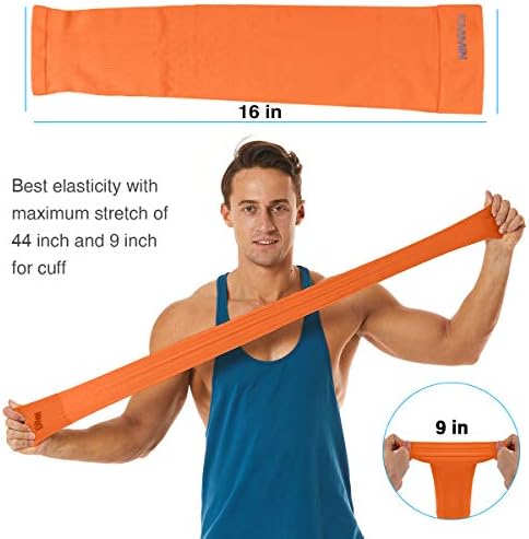 Mangas de braço KMMin Proteção UV para dirigir basquete de golfe de ciclismo