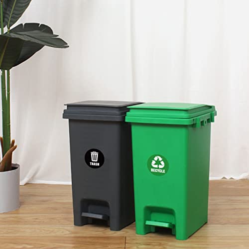Hanabass 2 e vinil Classificação de lixo Decalque Decalques Decalques CAN RETECEDORES LABELA ORGANIZAÇÃO Reciclagem caseira Reciclagem interna de lixo adesivo ou lixo de cozinha