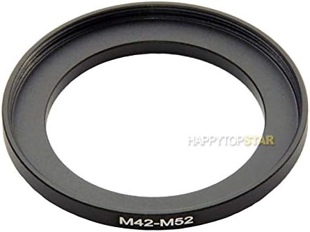 Metal M42 a M52 Male para fêmea de 42 mm a 52mm M42-M52 Adaptador de anel de acoplamento para lentes Filtro