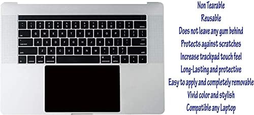 Protetor de trackpad premium do Ecomaholics para Lenovo Ideapad 5 Pro laptop, 14 polegadas, touch black touch pad