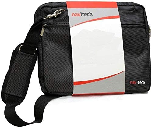 Bolsa de laptop resistente a água preta e elegante da Navitech - Compatível com o laptop conversível Pavilion